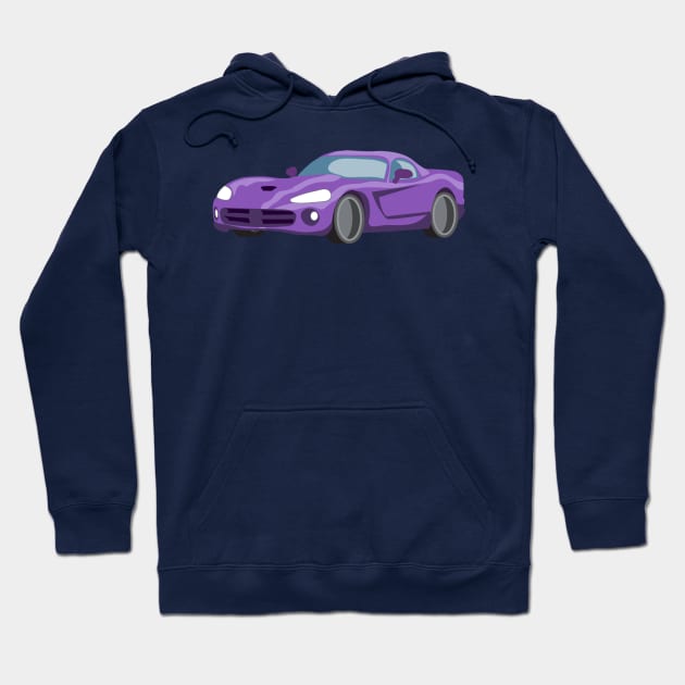 Cars Purple One Hoodie by Socity Shop